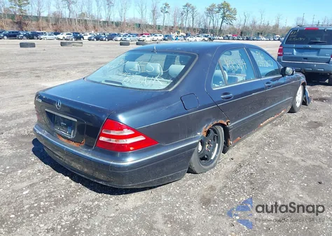 2000 Mercedes-Benz S 430 z USA, uszkodzony, nr VIN WDBNG70J2YA119188